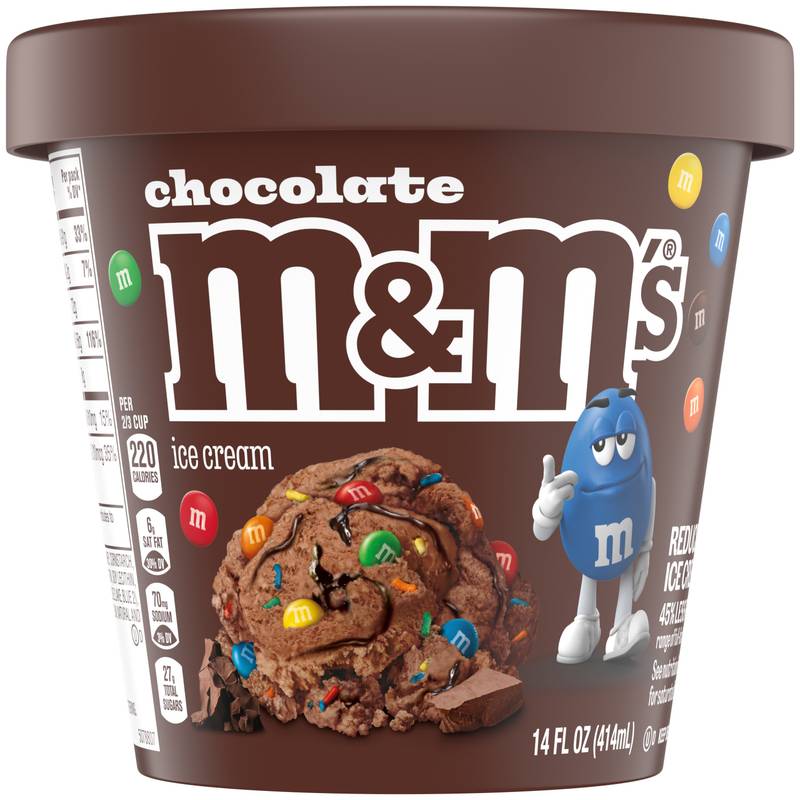 M&M'S Chocolate Ice Cream Pint, 14 oz