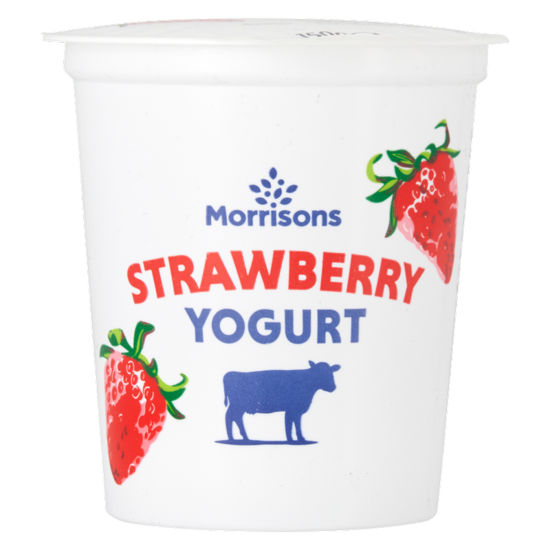 Morrisons Strawberry Fruited Yogurt, 150g