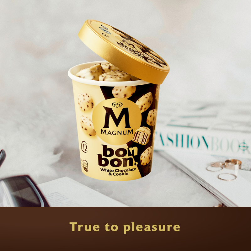 Magnum Bonbon. White Chocolate & Cookie, 12 x 17ml
