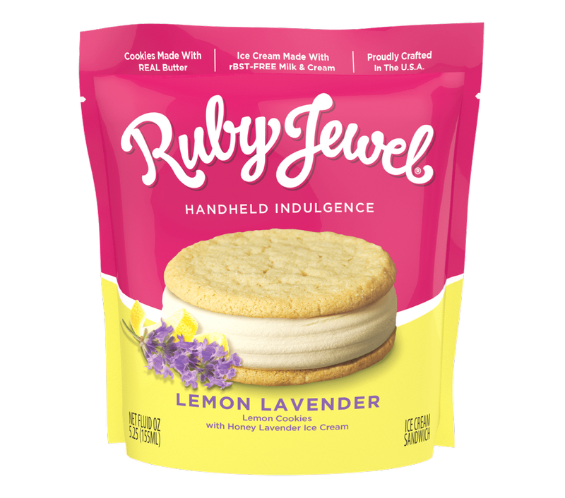 Ruby Jewel Lemon w/ Honey Lavender Ice Cream Sandwich
