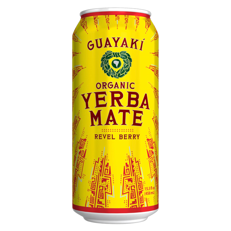 Guayaki Yerba Mate Organic Revel Berry 15.5oz Can