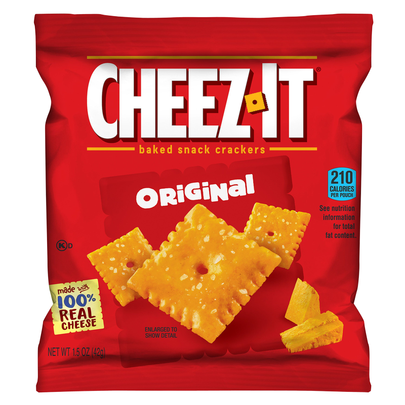 Cheez-It Original Baked Snack Cheese Crackers 1.5oz Bag