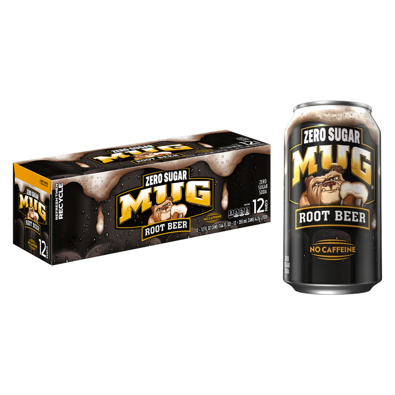 Mug Zero Sugar Soda Root Beer 12pk 12oz Can