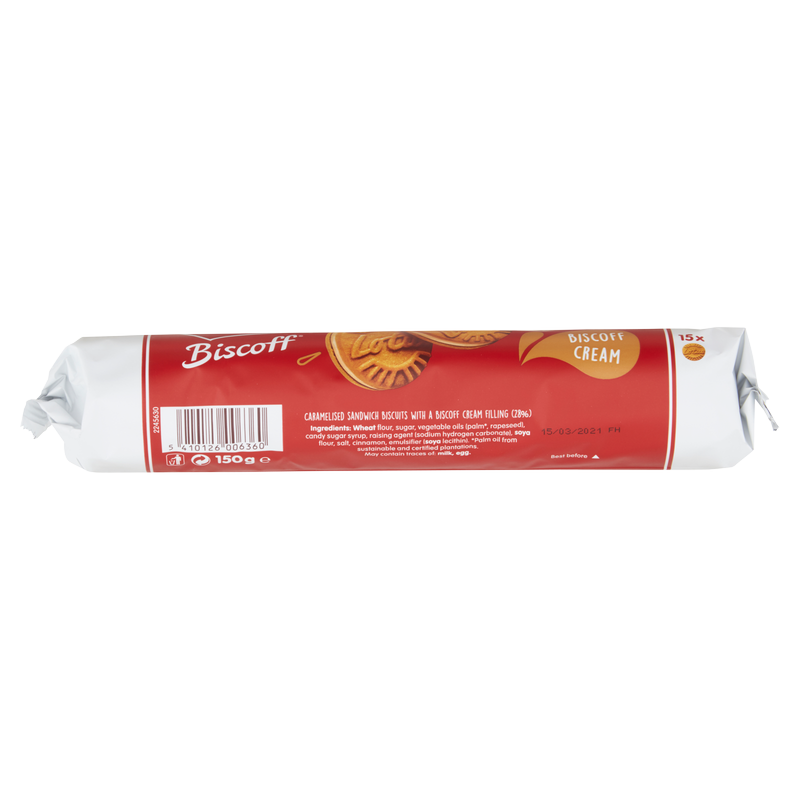 Lotus Biscoff Cream Filled Sandwich Biscuits, 150g