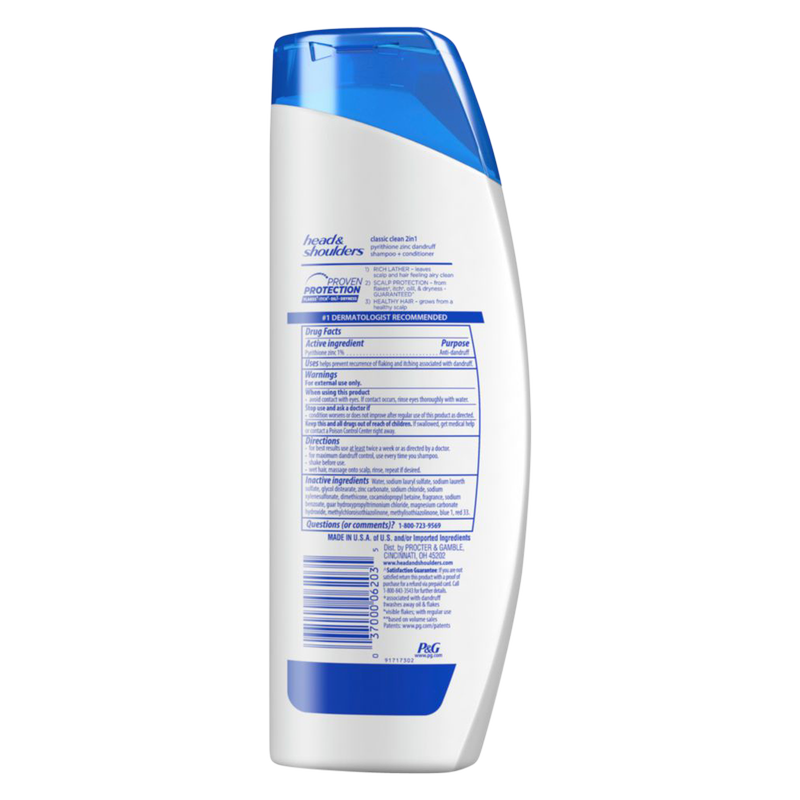 Head & Shoulders 2 in 1 Classic Clean Dandruff Shampoo & Conditioner 13.5oz
