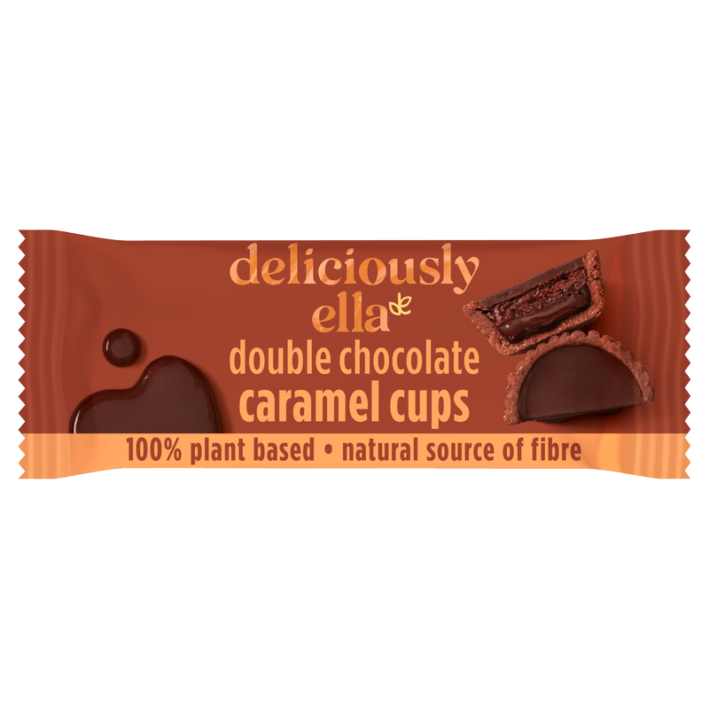 Deliciously Ella Double Chocolate Caramel Cups, 36g