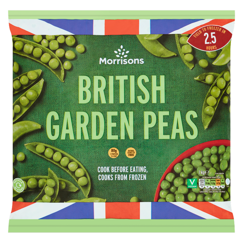 Morrisons British Garden Peas, 1kg
