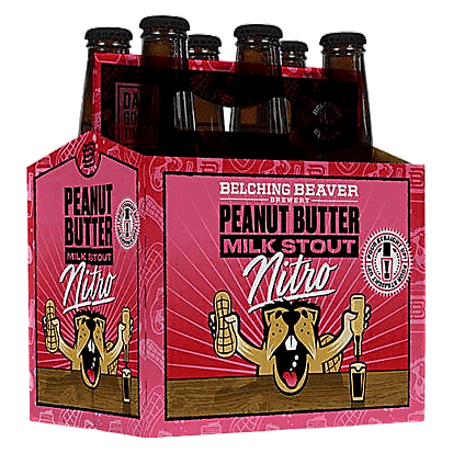 Belching Beaver Peanut Butter Nitro Stout 6pk 12oz Btl