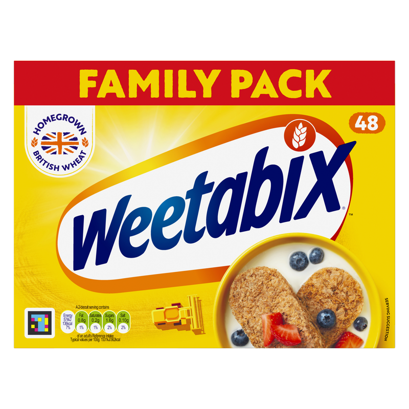 Weetabix Cereal Biscuits, 48pcs