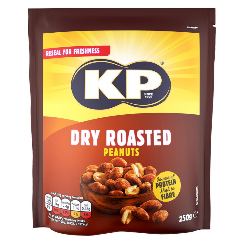 KP Dry Roasted Peanuts, 250g
