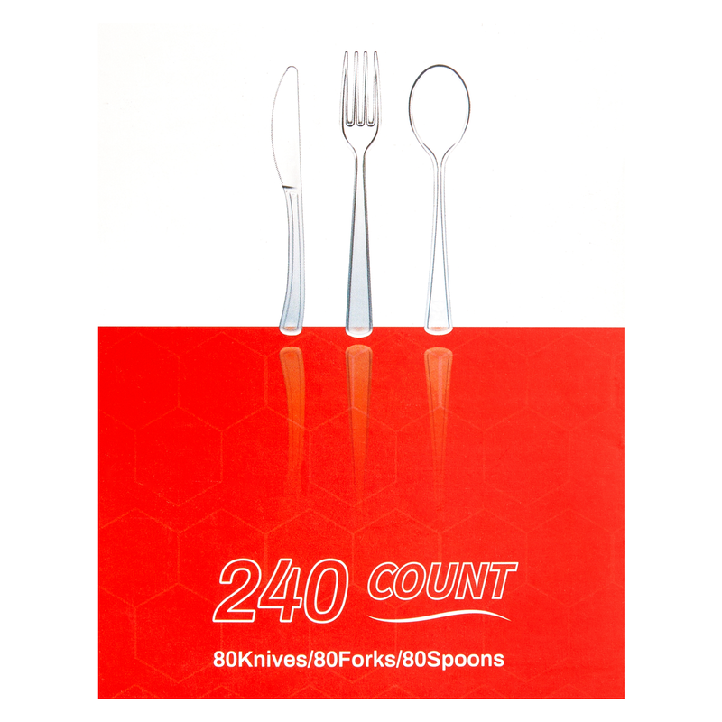 Extra Durable Fine Cutlery 240ct