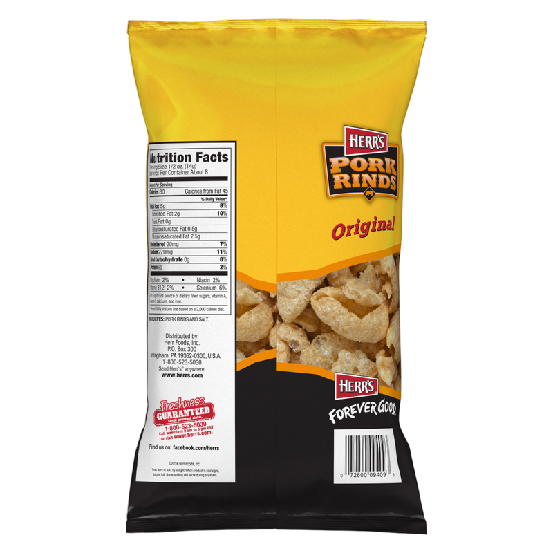 Herr's Pork Rinds, 3.75oz