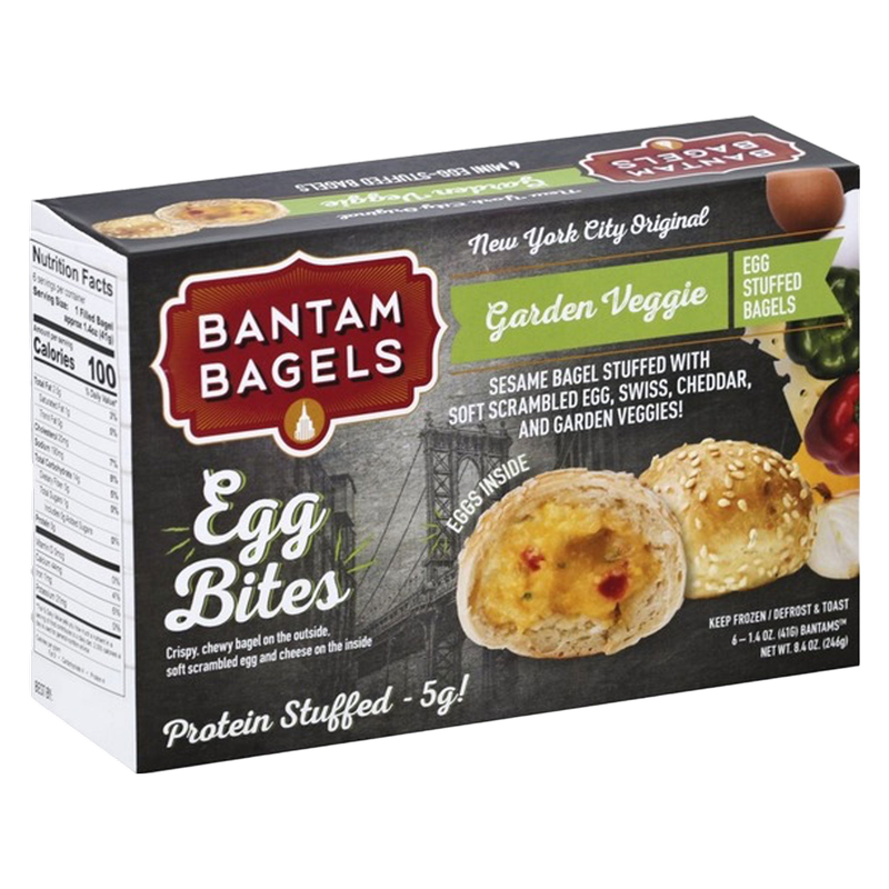 Bantam Bagels Sesame & Garden Veggie Egg Bites 6ct
