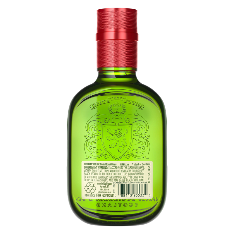 Buchanan's DeLuxe Aged 12 Years Blended Scotch Whisky, 375 mL (80 Proof)