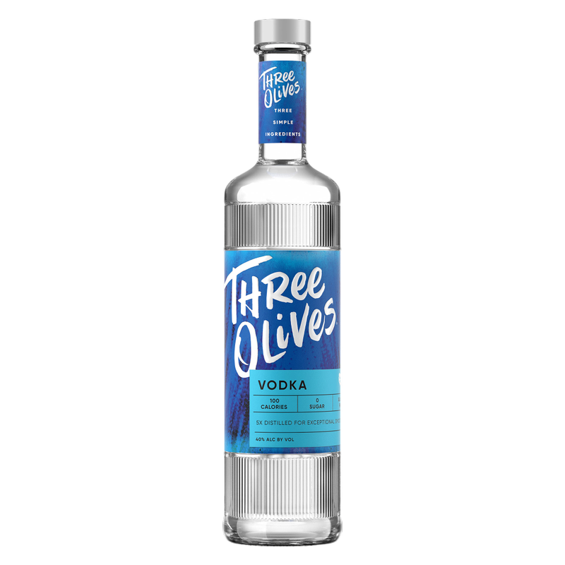 Three Olives Vodka Original 750ml (80 Proof)