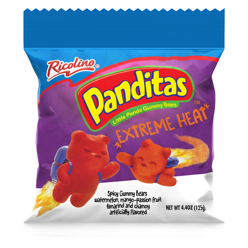 Ricolino Panditas Extreme Heat Gummy Bears 4.4oz