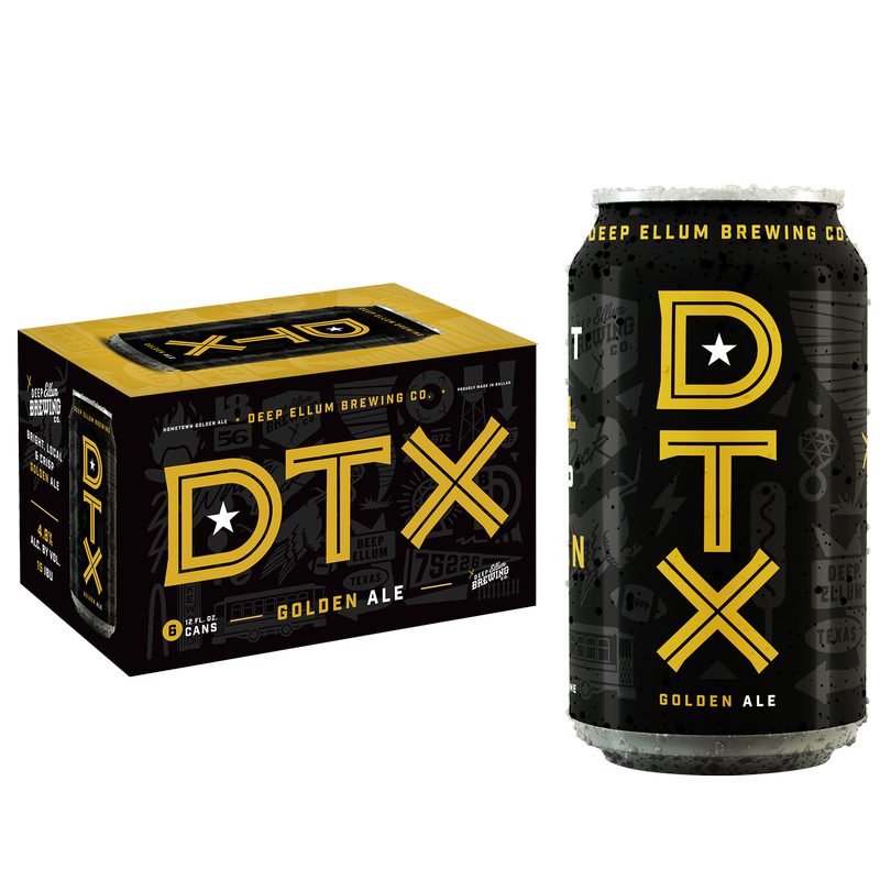 DTX Golden Ale 6pk 12oz can 4.8% ABV