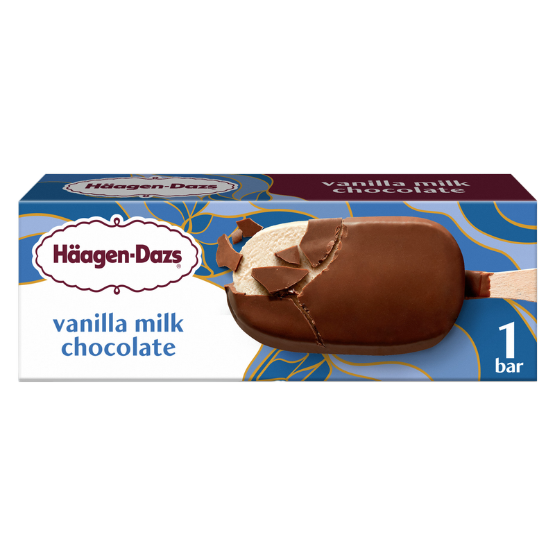 Haagen-Dazs Vanilla Milk Chocolate Bar 3oz