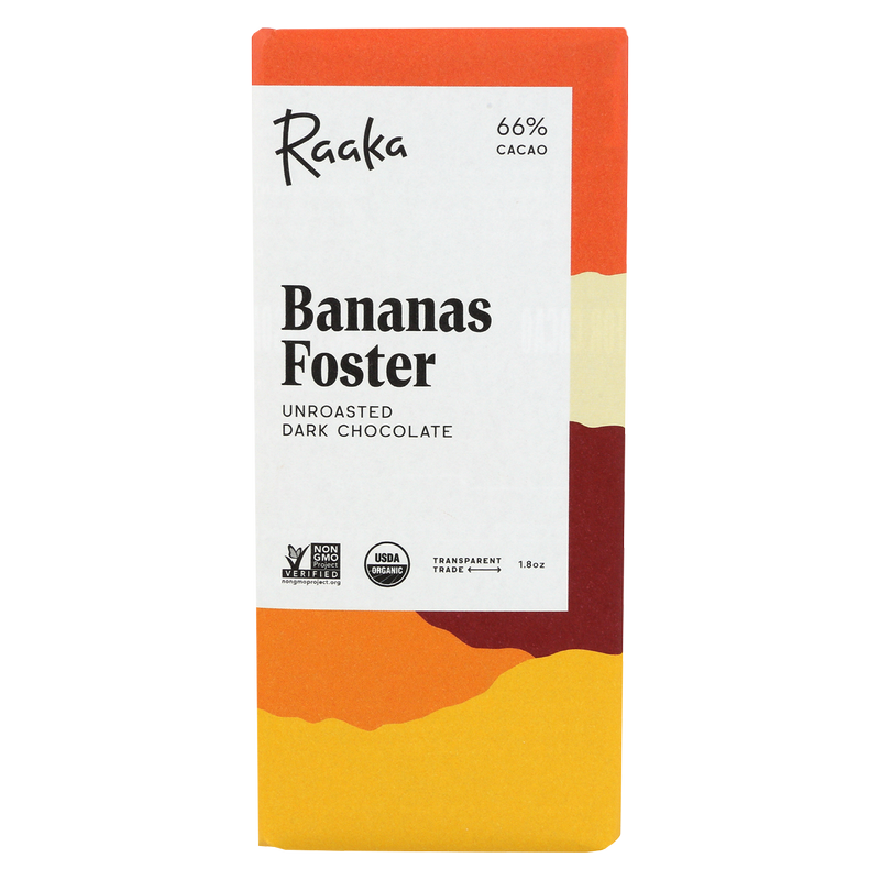 Raaka Bananas Foster Chocolate Bar 1.8oz