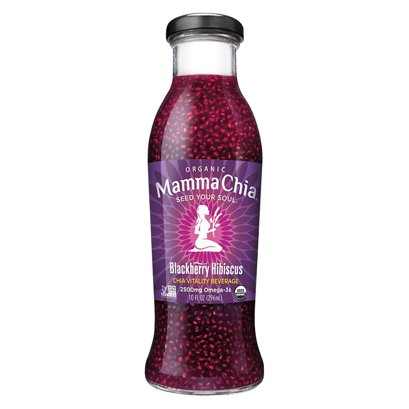 Organic Blackberry Hibiscus Mamma Chia Drink