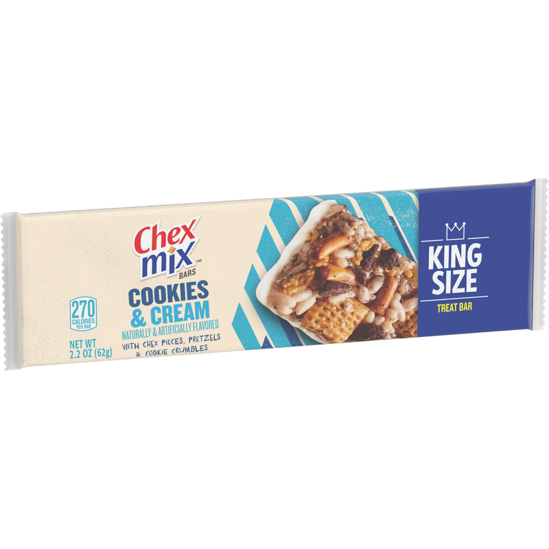 Chex Mix Bars Cookies & Cream King Size, 1 ct