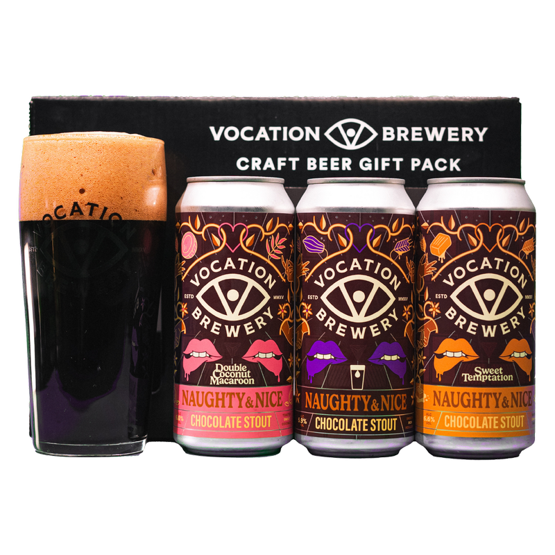Vocation Naughty & Nice Chocolate Stout Gift Pack, 3 x 440ml