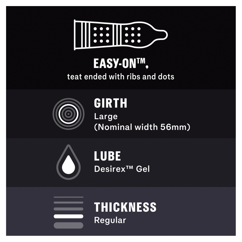Durex Intense Condoms, 6pcs