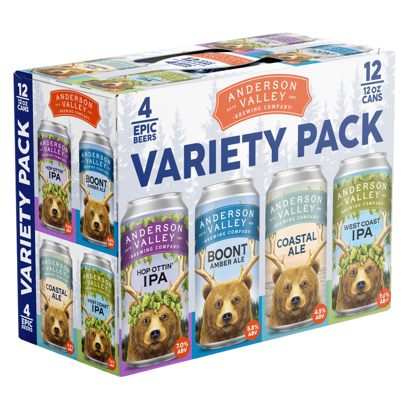 Anderson Valley Variety Pack 12pk 12oz Can