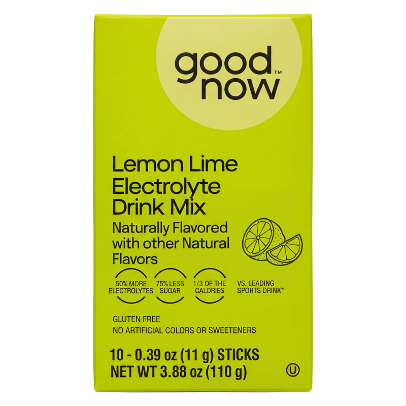 Goodnow Lemon Lime Electrolyte Drink Mix-10ct