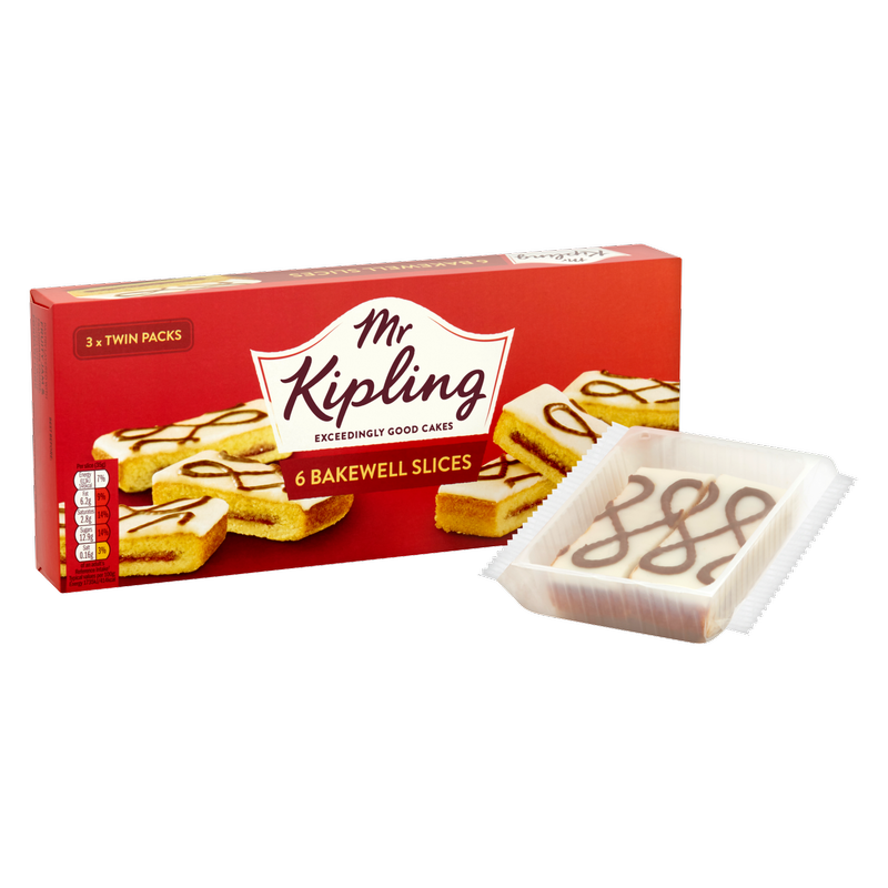 Mr Kipling Bakewell Slices, 6pcs