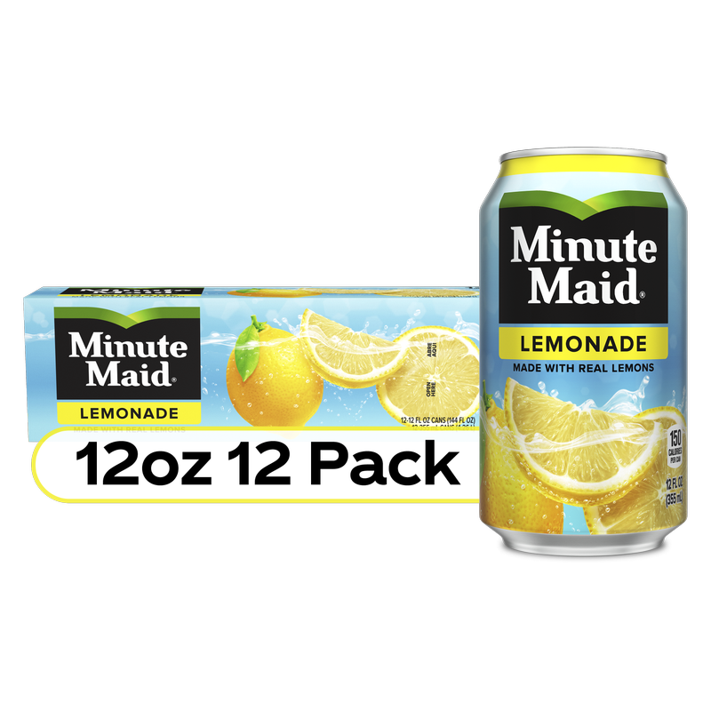 Minute Maid Lemonade 12pk 12oz Can