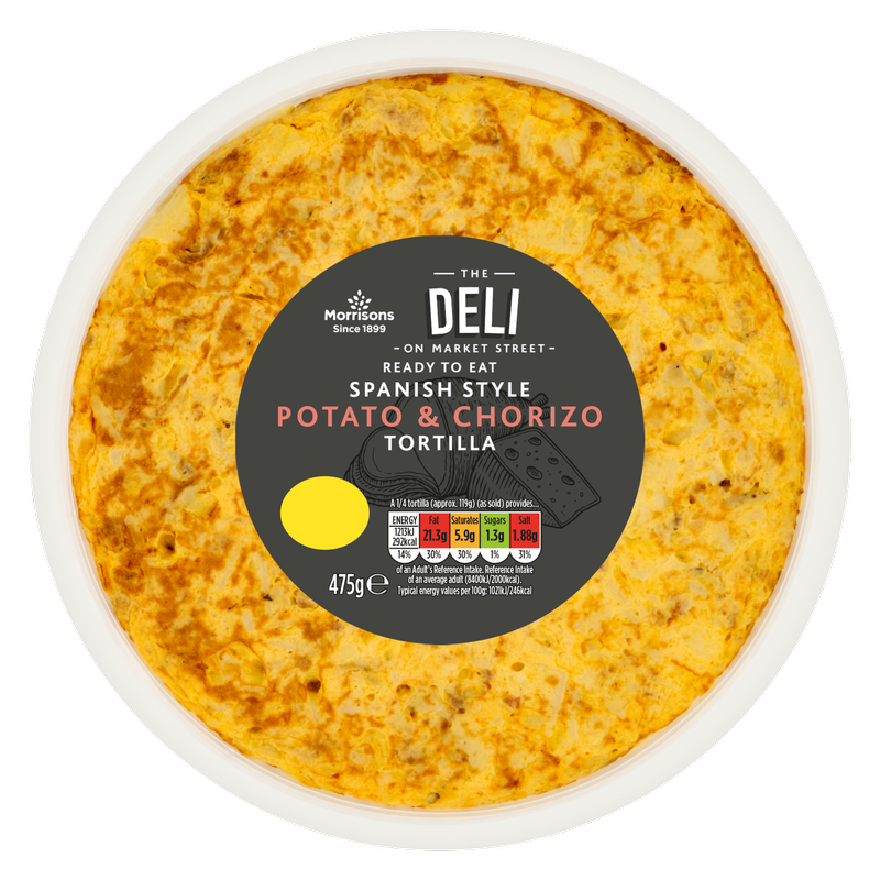 Morrisons Tortilla With Chorizo, 475g