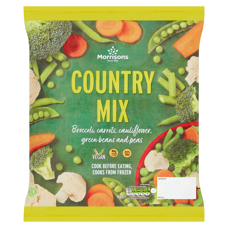 Morrisons Country Mix Vegetables, 1kg