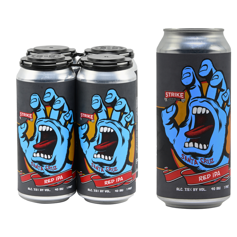 Strike Brewing Screaming Hand Imperial Amber Ale 4pkc (4PKC 16 OZ)
