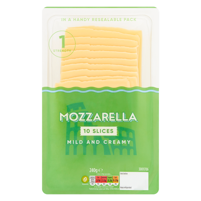 Morrisons 10 Mozzarella Slices, 240g