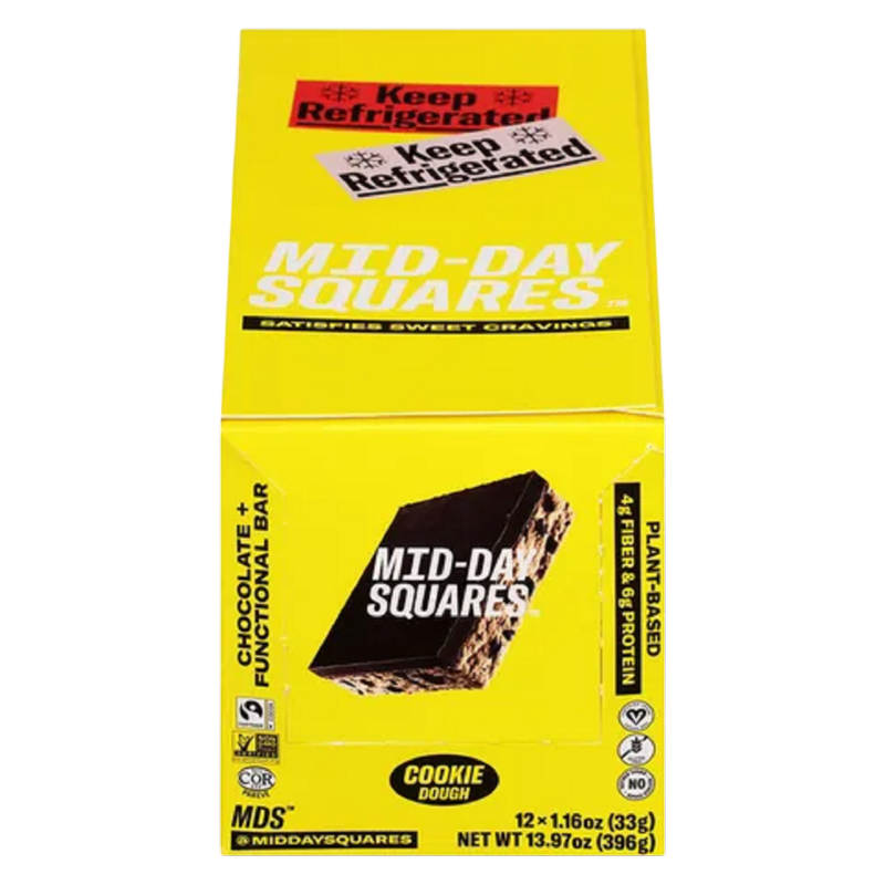 Mid-Day Squares Cookie Dough Case 12 CT