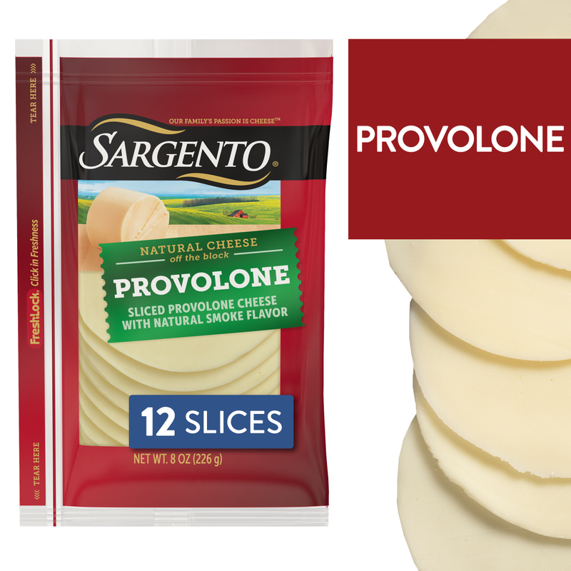 Sargento Natural Provolone Sliced Cheese - 12 slices