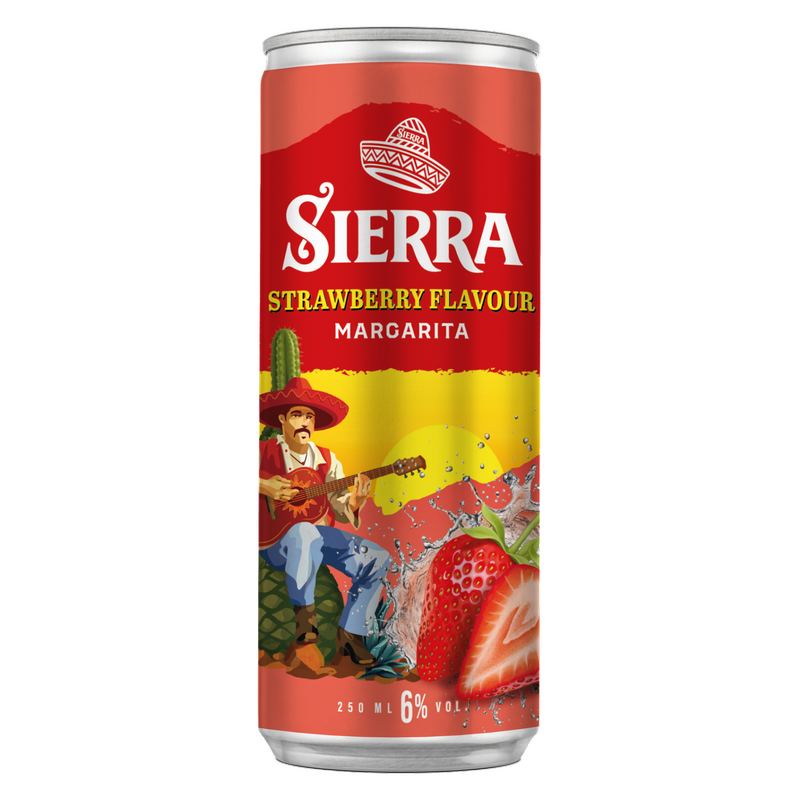 Sierra Strawberry Margarita, 250ml