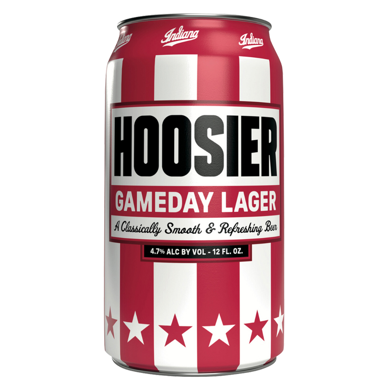 Upland Hoosier Gameday Lager 6pk 12oz Cans 4.7% ABV