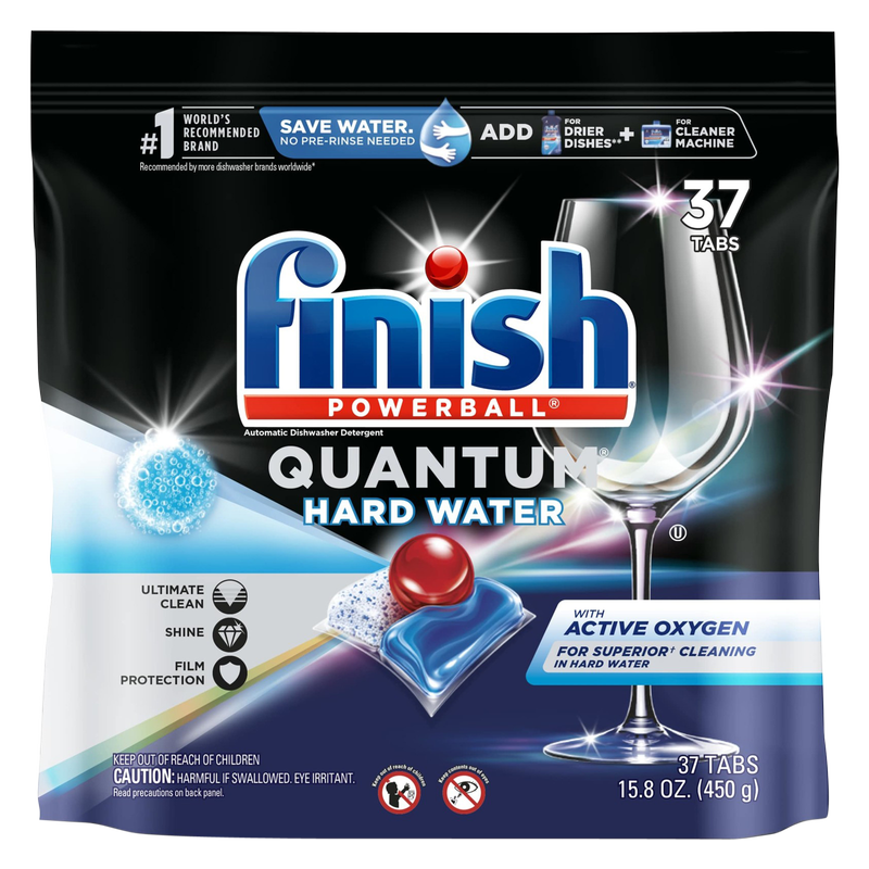 Finish Quantum Hard Water Dish Detergent 37 ct