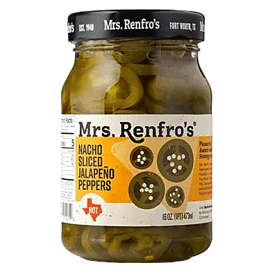 Mrs. Renfro's Nacho Sliced Jalapeno Peppers 16oz