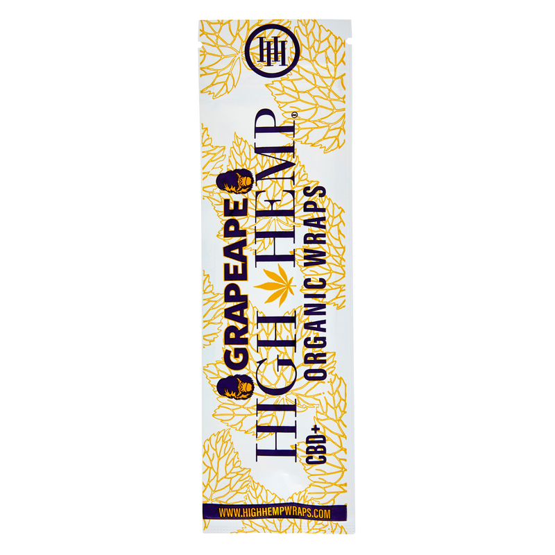 High Hemp Organic Grapeape Wraps 2ct