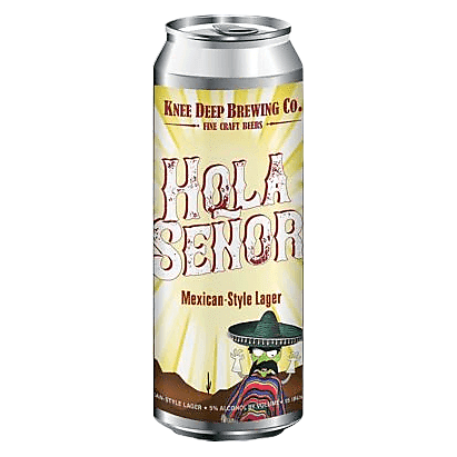 Knee Deep Hola Senor Mexican-Style Lager (19.2 OZ CAN)