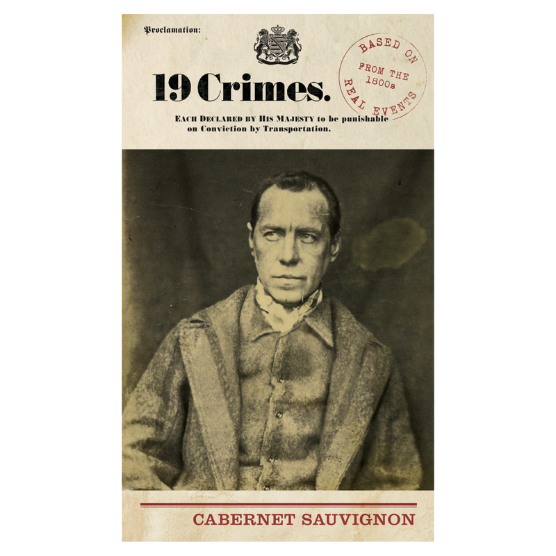 19 Crimes Cabernet Sauvignon, 75cl