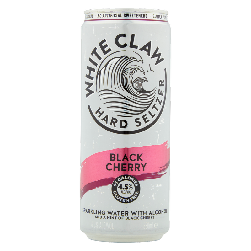 White Claw Black Cherry Hard Seltzer, 330ml