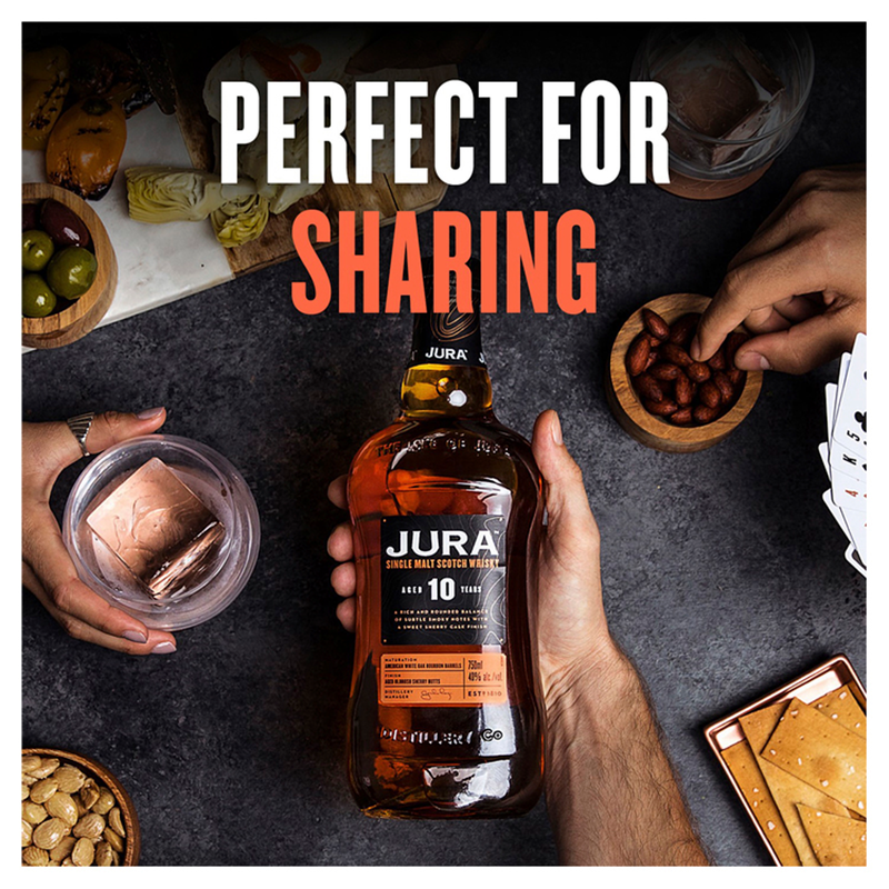 Jura 10 YO Single Malt Islands Scotch Whisky, 70cl