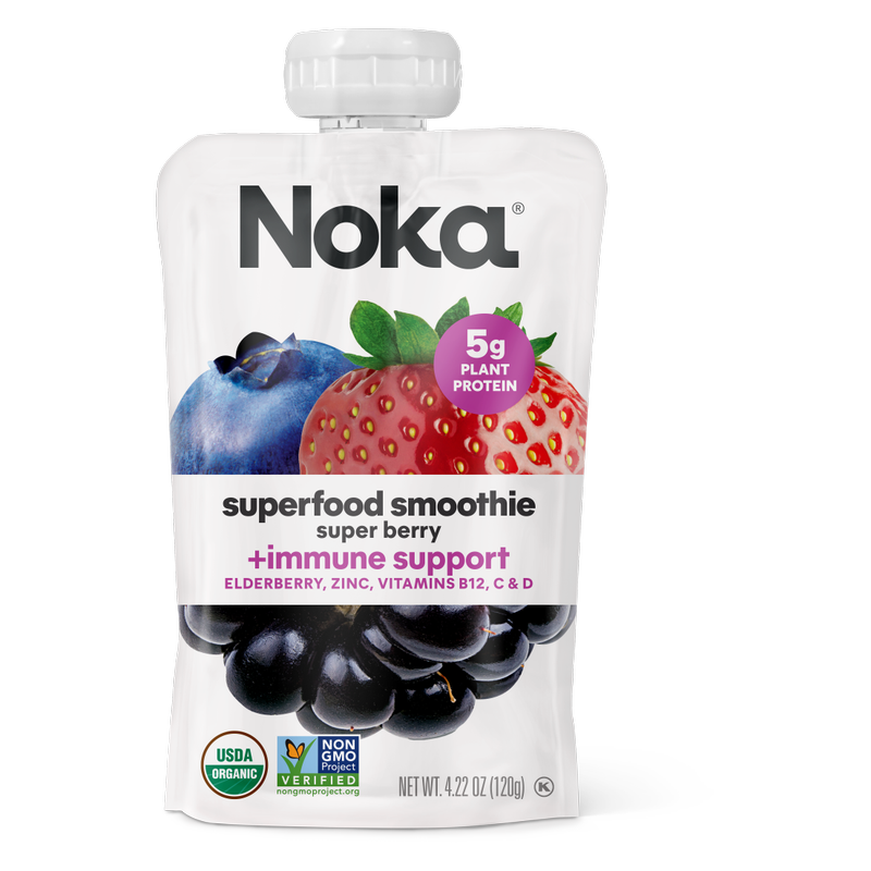 Noka Super Berry Superfood Smoothie 6pk 4.22oz