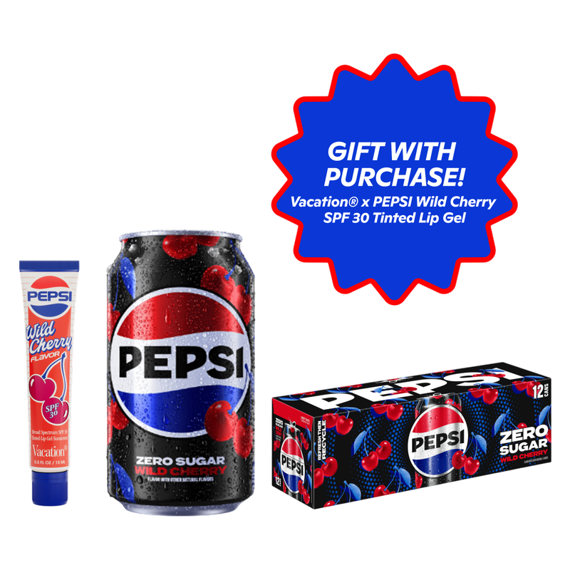 Pepsi Zero Sugar Wild Cherry 12pk + Gift With Purchase!