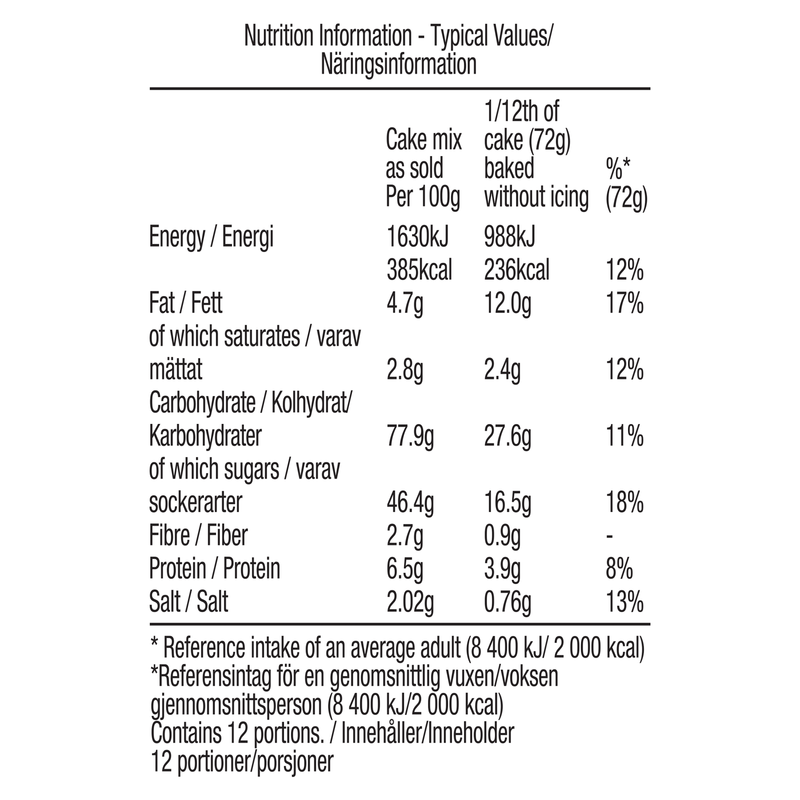 Betty Crocker Devil's Food Cake Mix, 425g