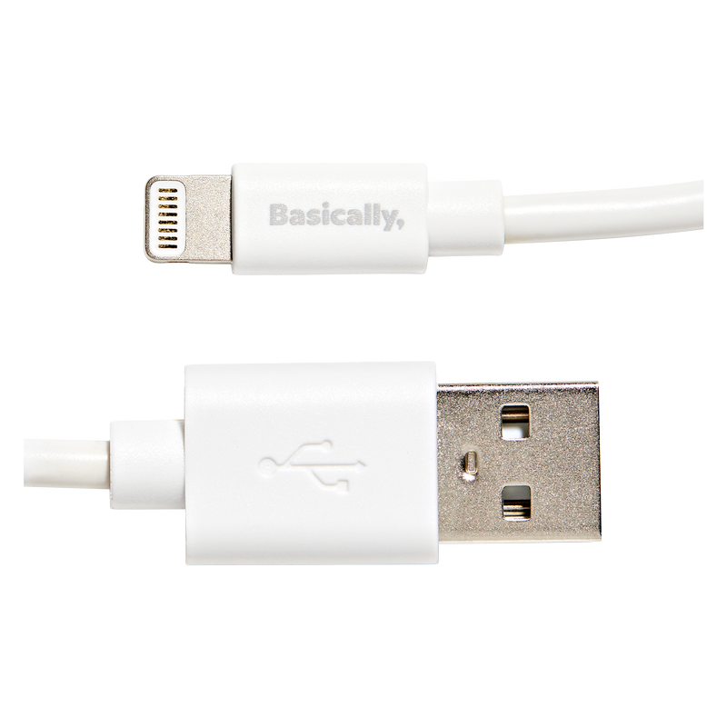 Apple Cable de USB a Lightning (1M) para iPhone. - New Age